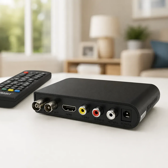 Цифровий TV тюнер Operasky OP-407 Full HD 1080p ефірний DVB-T2 ресивер Full HD з Wi-Fi та USB приставка з LED-дисплеєм | Зображення 1