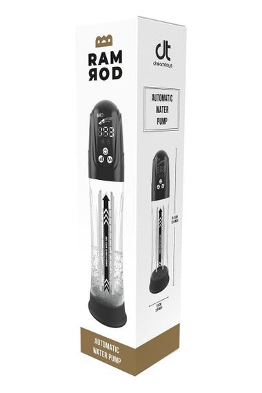 Гидропомпа для члена Dreamtoys Ramrod автоматическая, прозрачная Sex Aura