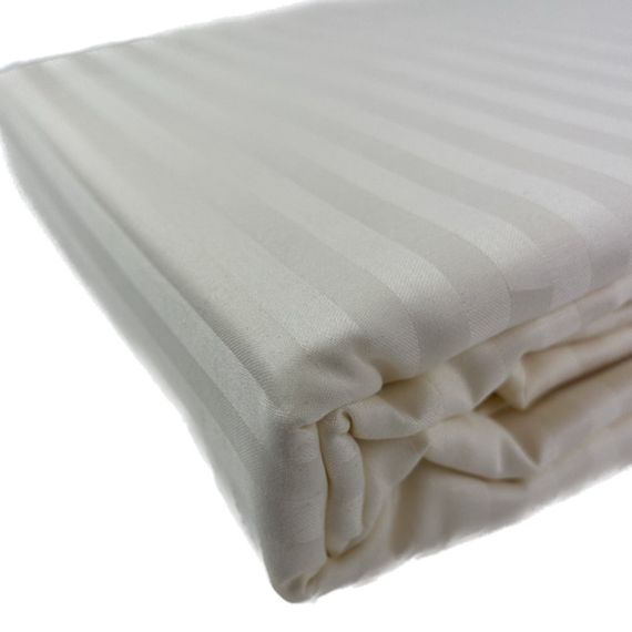 Комплект постільної білизни SoundSleep Stripe Beige сатин-страйп сімейний 160х220 см бежевий (94248081) | Зображення 3