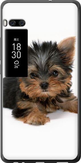 Чехол на Meizu Pro 7 Plus Щенок йоркширского терьера "931u-1131-17620"