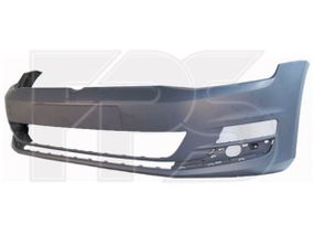 Передний бампер для VW Golf VII 13- грунт  без отв. омывателя / п/троника 5G0807217BN