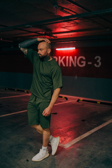 Комплект Оверсайз лето хаки S XL | Зображення 3