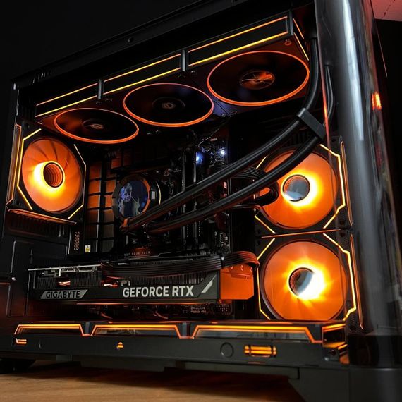 Збірка на замовлення ігровий ПК GameMax Hype-M Black Tower / AMD Ryzen 7 7700 (8 (16) ядер по 3,8 - 5,3 ГГц) / 32 ГБ DDR5 / 1000 ГБ SSD M.2 / nVidia GeForce RTX 5070, 12 ГБ GDDR7, 192-bit / 750 Вт | Зображення 3