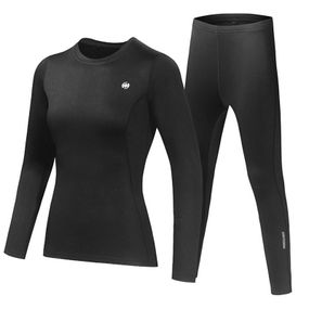 Термобелье женское XINTOWN NYXT19JBYD Black 3XL утепленное флисовое холодостойкое осень-зима