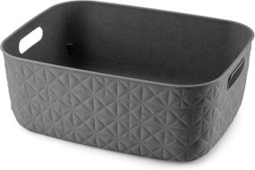 Кошик для зберігання пластиковий Curver (Курвер) Softex M 12,5 л (00575) Сірий