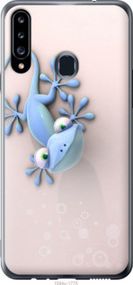 Чехол на Samsung Galaxy A20s A207F Геккончик из пластика FCh_022358