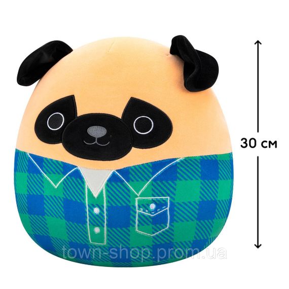 Мягкая игрушка Squishmallows – Мопс Принц (30 cm) | Зображення 1