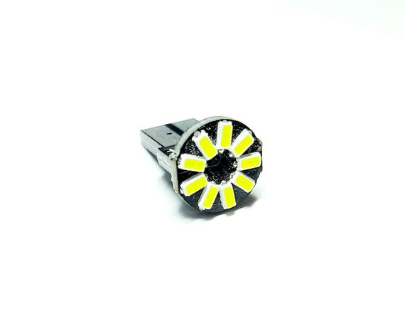 Светодиодная лампа AllLight T10 9 диодов 3014-P W2,1x9,5d 12V WHITE