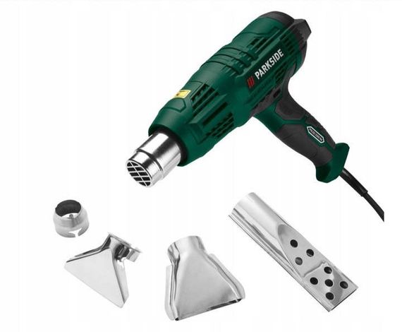 Строительный тепловой фен Parkside PHLGD 2000 B4 мощность 2000W, 50-650C, ЖК-дисплей | Зображення 2