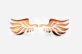 Наклейка   шильдик   WING   (красная)   (#4729)