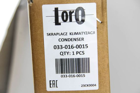 Радіатор кондиціонера Lancer VIII/Outlander II 1.5-1.8/2.0d-3.0D 06-, LORO (0330160015) | Зображення 3