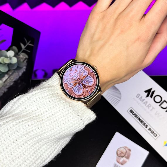 Розумний годинник Modfit Business Pro Gold Mesh | Зображення 4