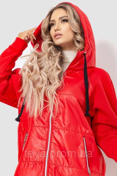 Куртка женская демисезонная, цвет красный, размеры S-M, L-XL, XXL-XXXL, S-M FA_008166 | Зображення 4