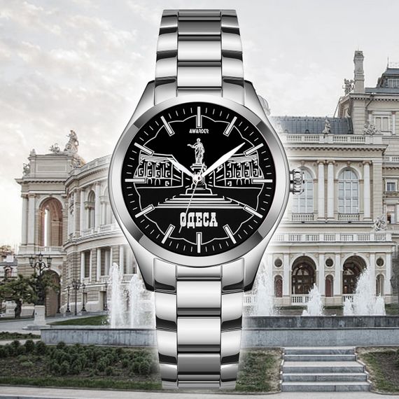 Жіночий годинник Awarder 035 Одеса I Silver-Black | Зображення 1