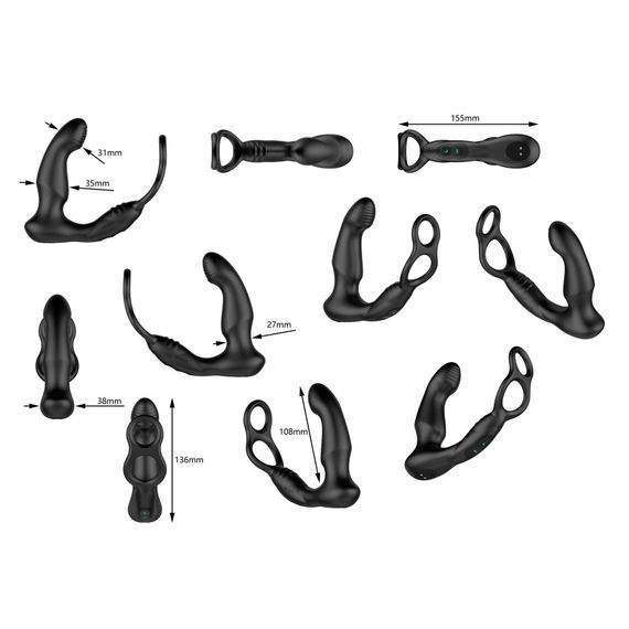 Стимулятор простати Nexus SIMUL8 Wave Edition з ерекційним кільцем | Зображення 4