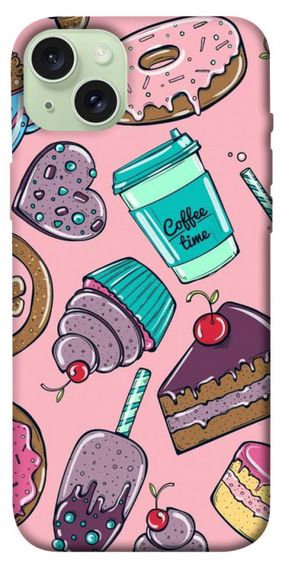 Чохол з картинкою Coffee time для Apple iPhone 15 Plus (6.7")