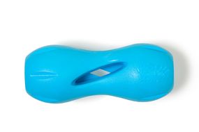 Игрушка для собак West Paw Quizl Treat Toy голубая, 17 см