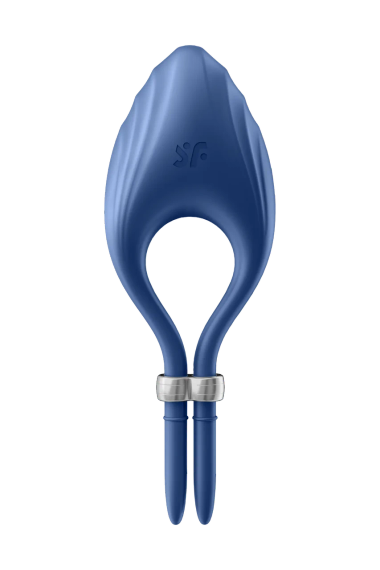 Регульоване ерекційне кільце з вібрацією Satisfyer Duelist, синій Sex Aura | Зображення 1