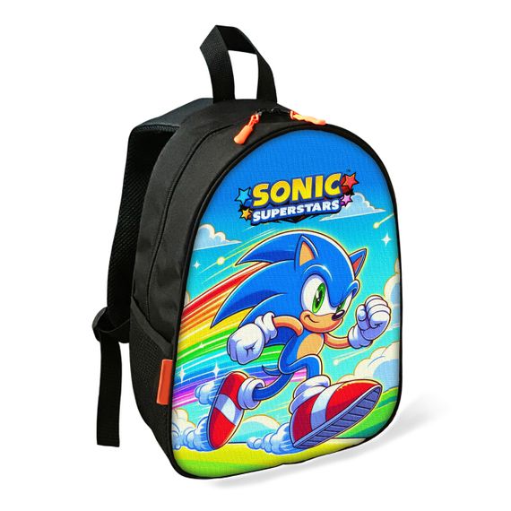 Рюкзак детский Супер Соник школьный/городской 34х27х13 см для мальчика (02588)
