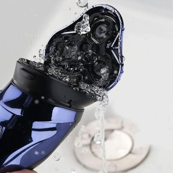 Електробритва акумуляторна з вологозахистом VGR V-306 / Чоловічий тример для бороди з USB-зарядкою | Зображення 6