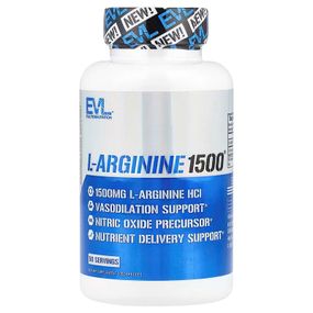 L‑Аргінін Evlution Nutrition L-Arginine1500®, 100 Capsules (750 mg per Capsule)