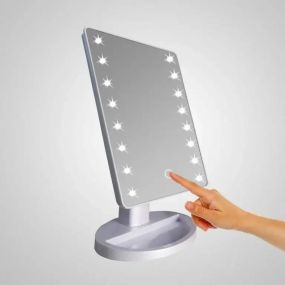 Дзеркало настільне з підсвічуванням, Дзеркало Smart Touch Mirror для макіяжу   знижка