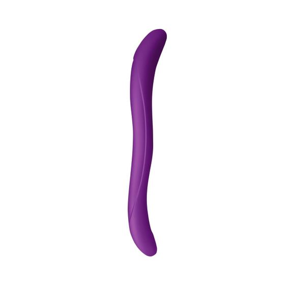 Двойной фаллоимитатор Wooomy Twoooney Semirealistic Double Dong Purple, диаметр 3 и 3,8 см sexstyle