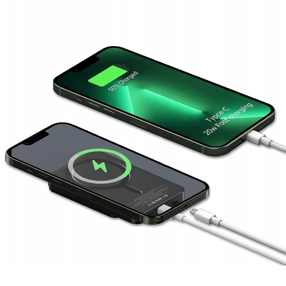 Універсальний Power Bank Q9 з MagSafe і функцією швидкого заряджання, місткістю 10000 mAh знижка | Зображення 7