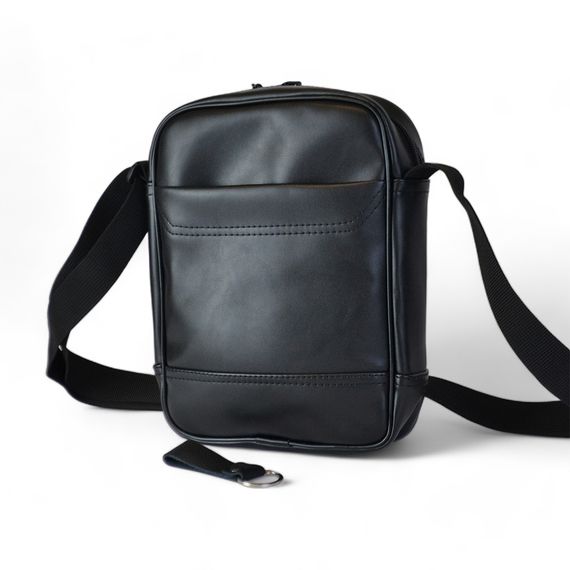 Месенджер класичний з еко шкіри гладкої, Сумка через плече кежуал чоловіча Ділова сумка месенджер | Зображення 6