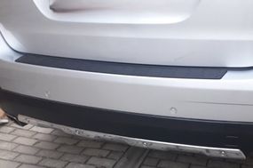 Накладка на задній бампер DPT V-2 (ABS) (90см, чорний мат) для Mercedes GL сlass X164 2006-2012 рр