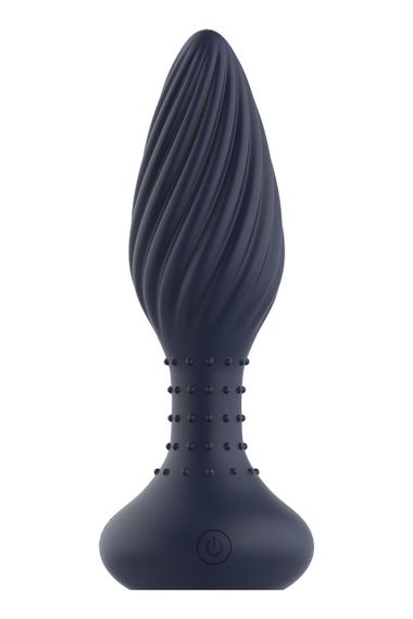 Вібруюча анальна пробка Dream Toys Startroopers Triton з пультом керування, чорна Sex Aura | Зображення 1
