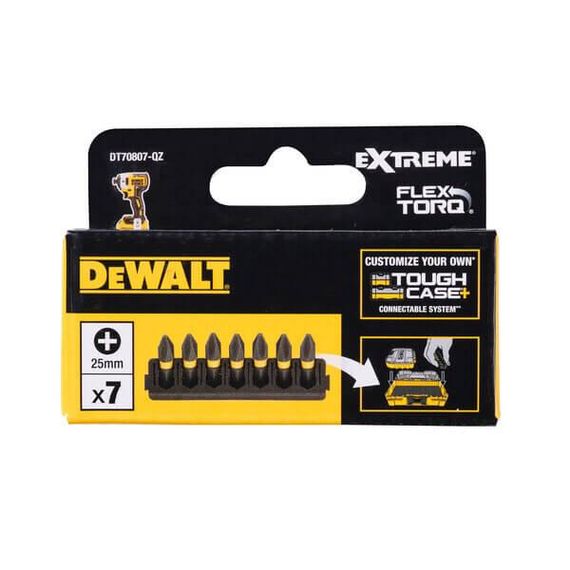 Касета з бітами FlexTorq 7шт DeWALT DT70807 | Зображення 1