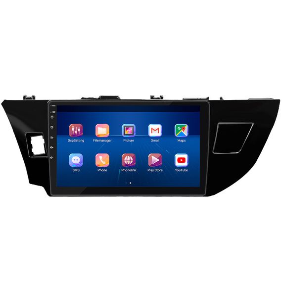 Штатная магнитола Lesko для Toyota Corolla XI (E160, E170) ver.1 2012-2016 экран 10" 2/32Gb Wi-Fi GPS Base | Зображення 1