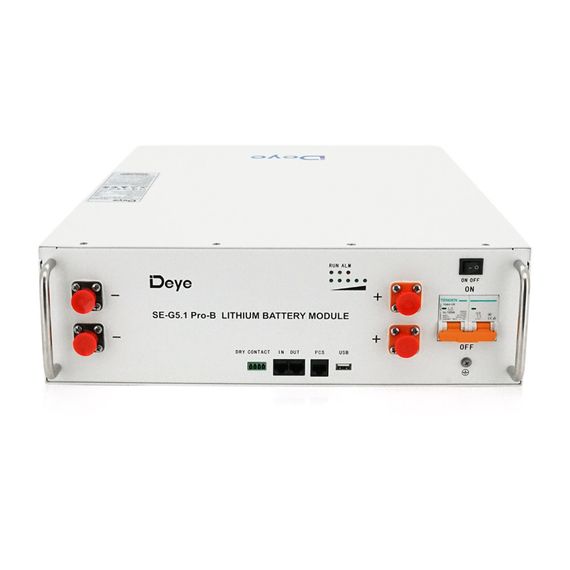Аккумуляторная батарея Deye LiFePO4 SE-G5.1 Pro-B 51.2V 100A H, IP21.6000Cycles | Зображення 1