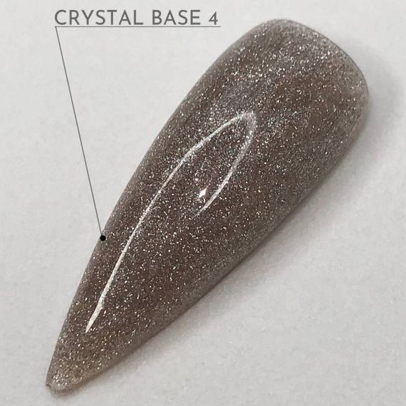Світловідбивна база Crooz Crystal Base №04 (айворі з блиском) 8мл | Зображення 3