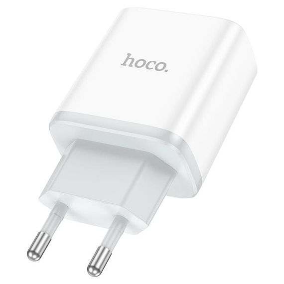 СЗУ 110-240V HOCO C104A, USB-C, PD20W, White | Зображення 2