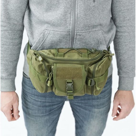 Нагрудна сумка тактична тканинна, Чоловіча сумка-слінг тактична, Нагрудна сумка кобура GA-74 | Зображення 2