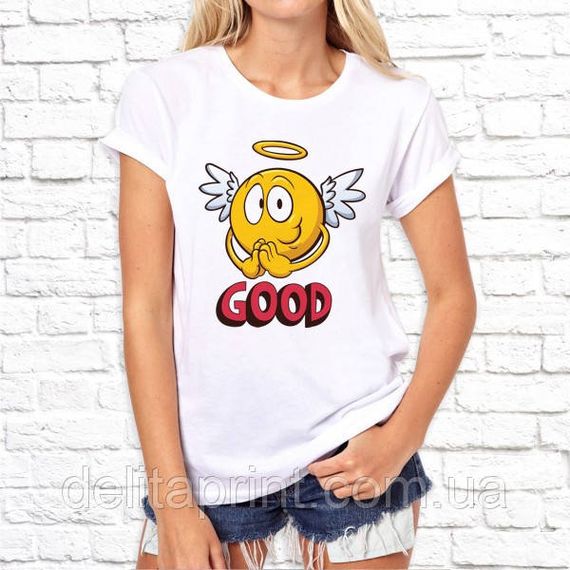 Парные футболки для влюбленных "Bad & Good" | Зображення 1