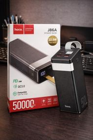 Повербанк Hoco J86A Power Bank 50000mAh 22.5W 5A з ліхтариком