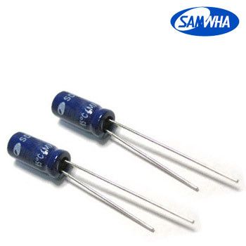 100mkf - 25v  SD 5*11  SAMWHA, 85°C конденсатор електролітичний