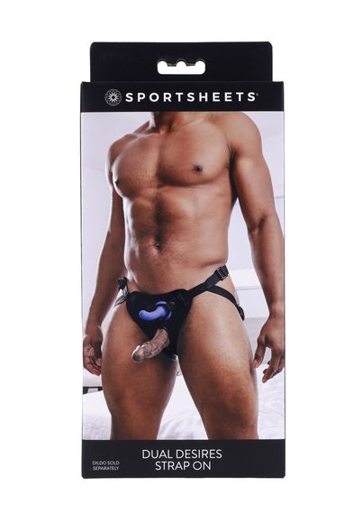 Трусики для страпонів Sportsheets Dual Desires з подвійним проникненням sexstyle | Зображення 4