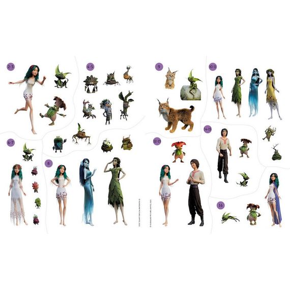 Книжка з наліпками "Загадки Магічного Лісу" 1026005 Мавка | Зображення 3