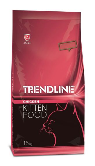 Корм Trendline Kitten Chicken сухой с курицей для котят 15 кг