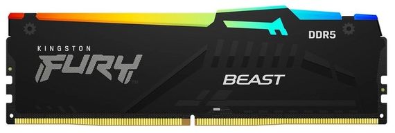 Пам&#039;ять ПК Kingston DDR5 16GB 5600 FURY Beast RGB KF556C36BBEA-16