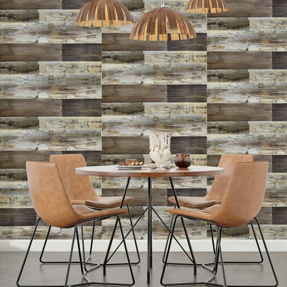 Самоклеюча вінілова плитка 152.4х914.4х1.5мм Мозаїка, ціна за 1 шт. (СВП-006) Матова SW-00000223 | Зображення 4