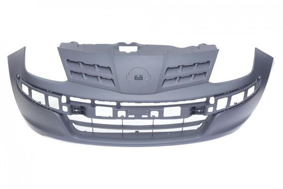 Бампер передній Nissan Pixo 09- без отворів для протитуманних фар  3357570