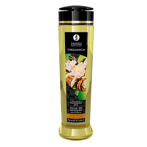 Органічна масажна олія Shunga ORGANICA – Almond Sweetness (240 мл) з вітаміном Е Sex Aura