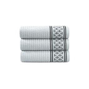 Рушник Irya 8822 Туреччина 70*140 см  Бавовна + поліестер Світло-сірий