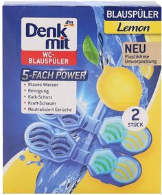 Denkmit туалетний блок для унітазу lemon (2шт)