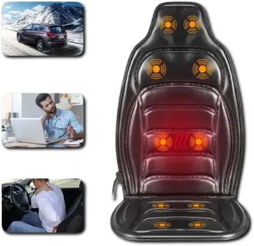 Масажна накидка для крісла з функцією прогріву Relax JB-616B (41508-15944_1016)